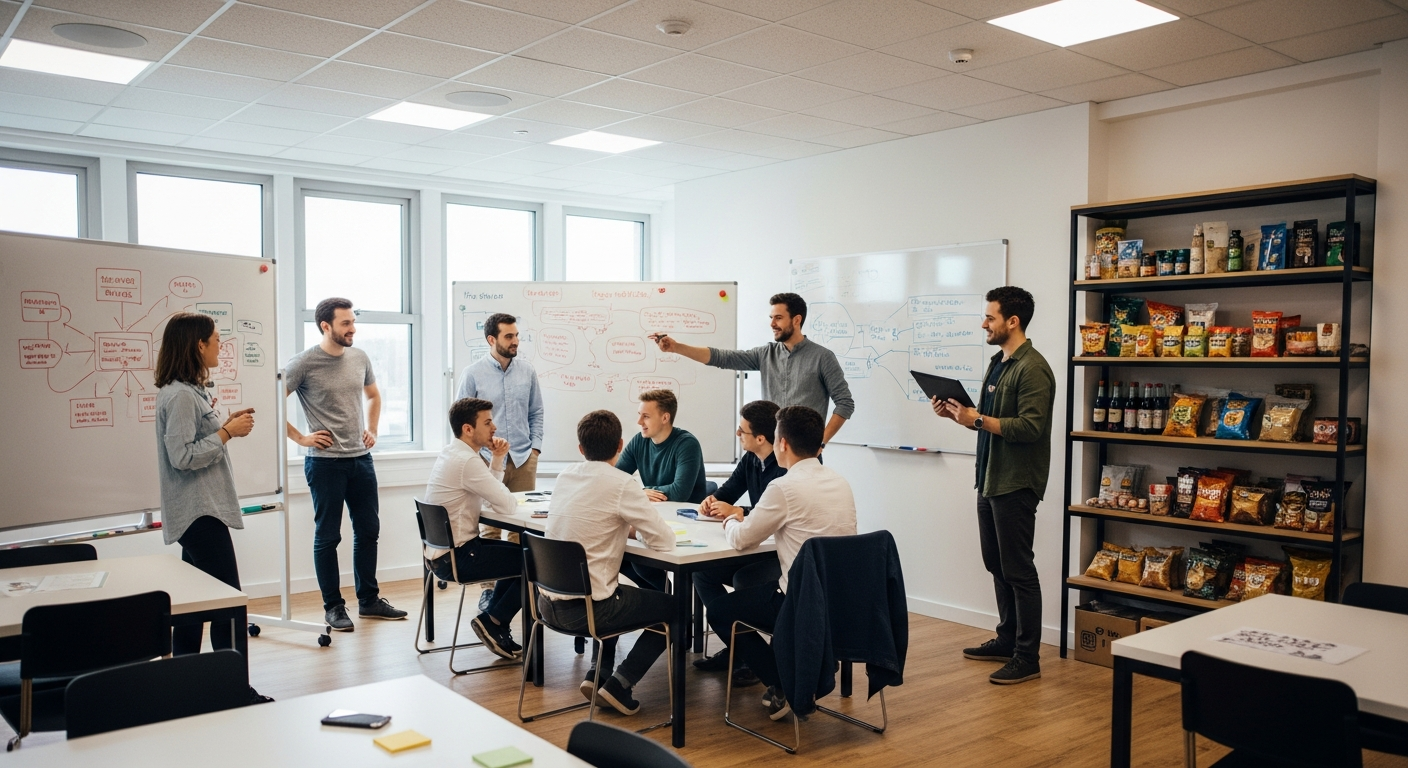 Kleines Unternehmen mit wachsendem Team