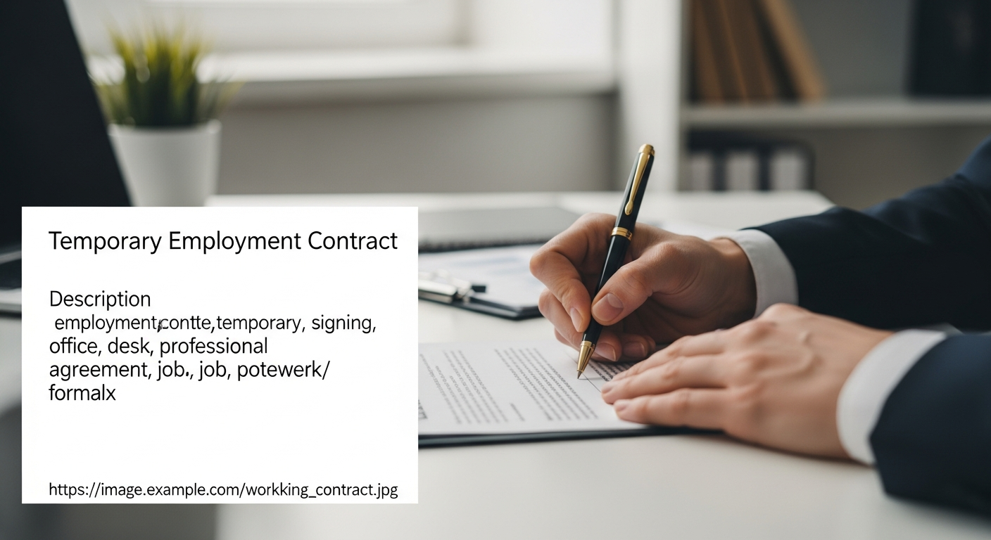 Arbeitsvertrag in der Zeitarbeit